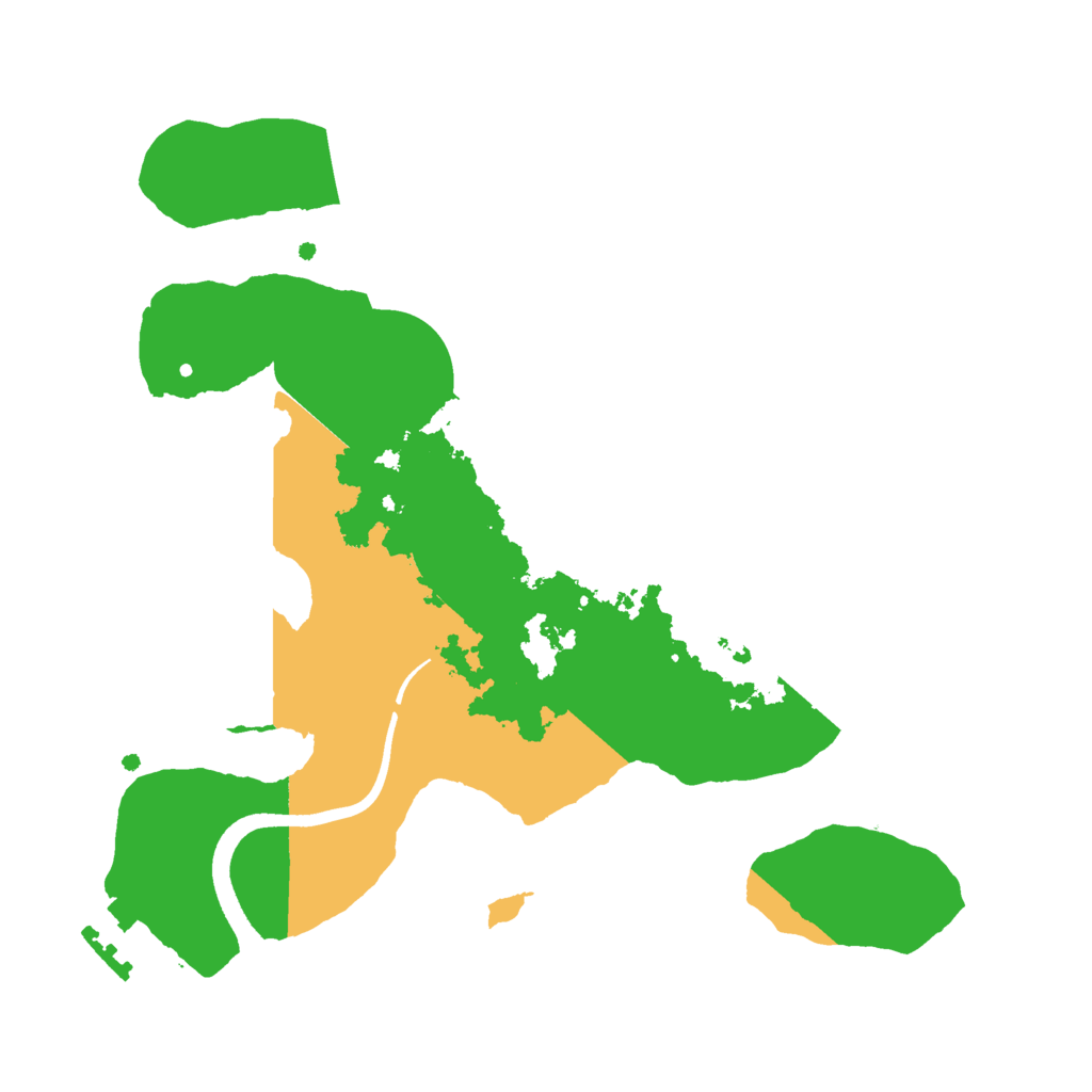 Biome Rust Map: Procedural Map, Size: 2500, Seed: 20251222