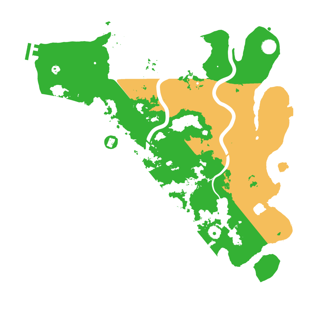 Biome Rust Map: Procedural Map, Size: 3750, Seed: 8420