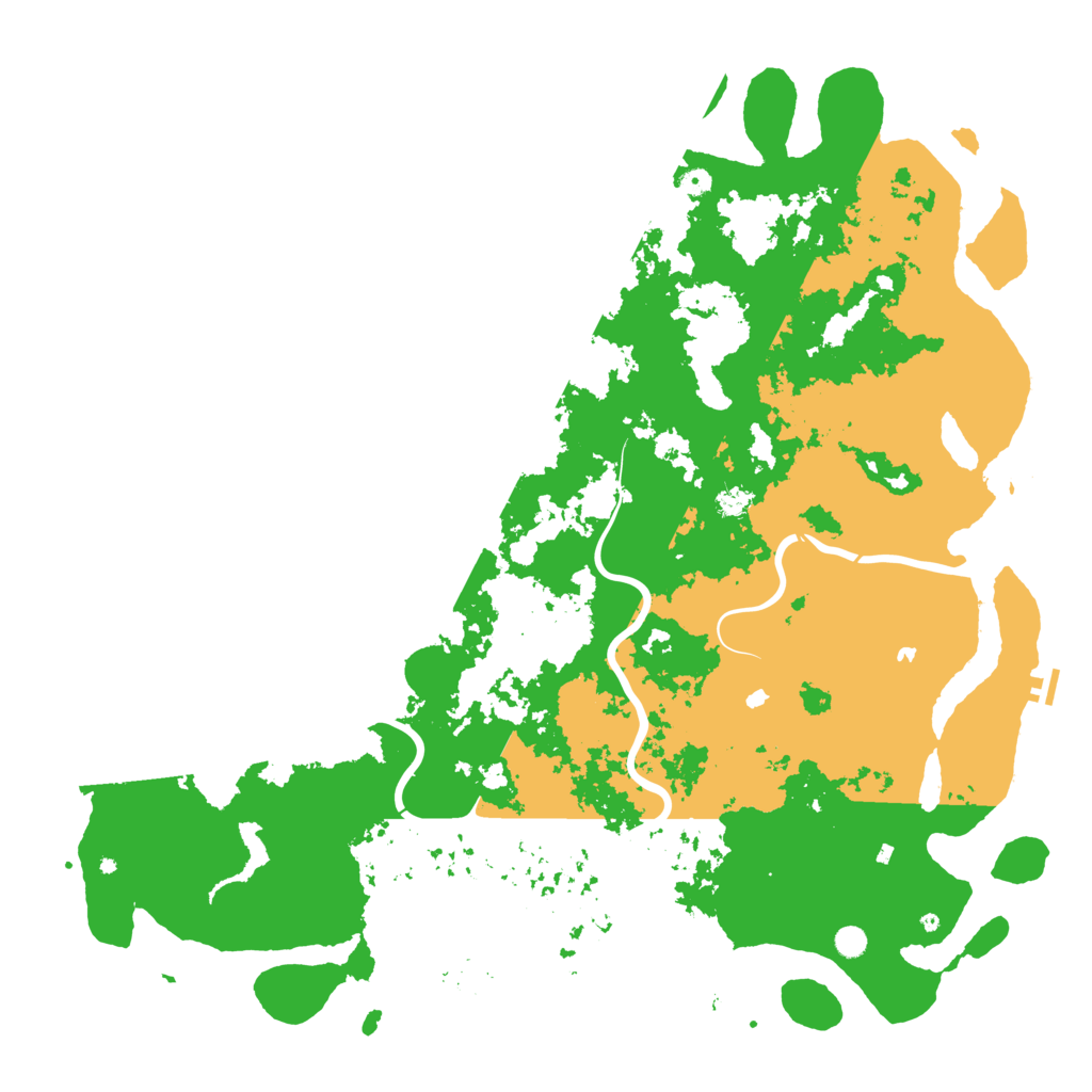 Biome Rust Map: Procedural Map, Size: 6000, Seed: 938674520