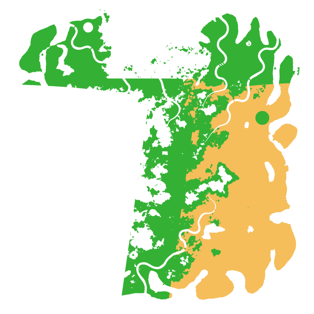 Biome Rust Map: Procedural Map, Size: 6000, Seed: 3424