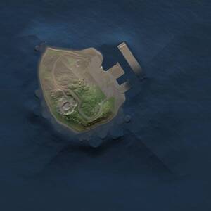 Thumbnail Rust Map: Procedural Map, Size: 1000, Seed: 1098190526, 2 Monuments