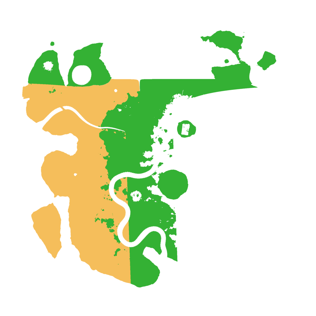 Biome Rust Map: Procedural Map, Size: 3000, Seed: 494921067