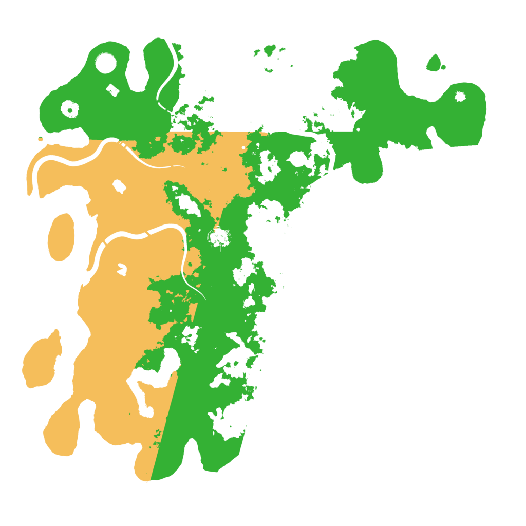 Biome Rust Map: Procedural Map, Size: 4500, Seed: 6798345