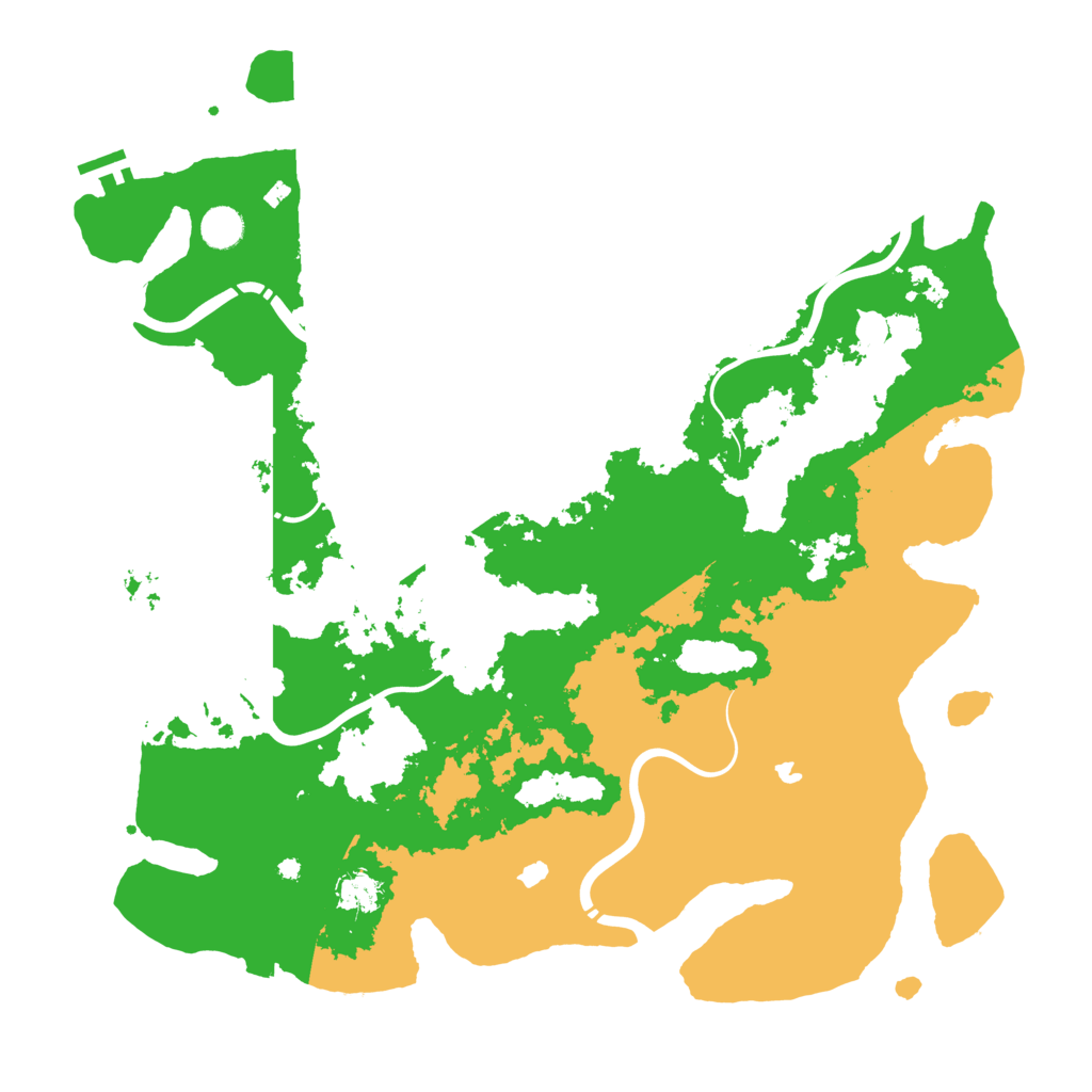 Biome Rust Map: Procedural Map, Size: 4500, Seed: 465523616