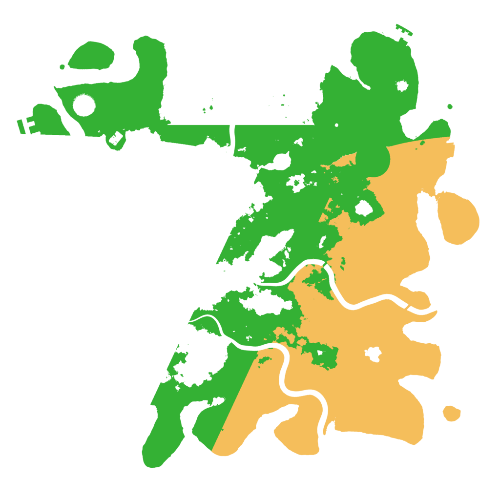 Biome Rust Map: Procedural Map, Size: 4000, Seed: 53232512