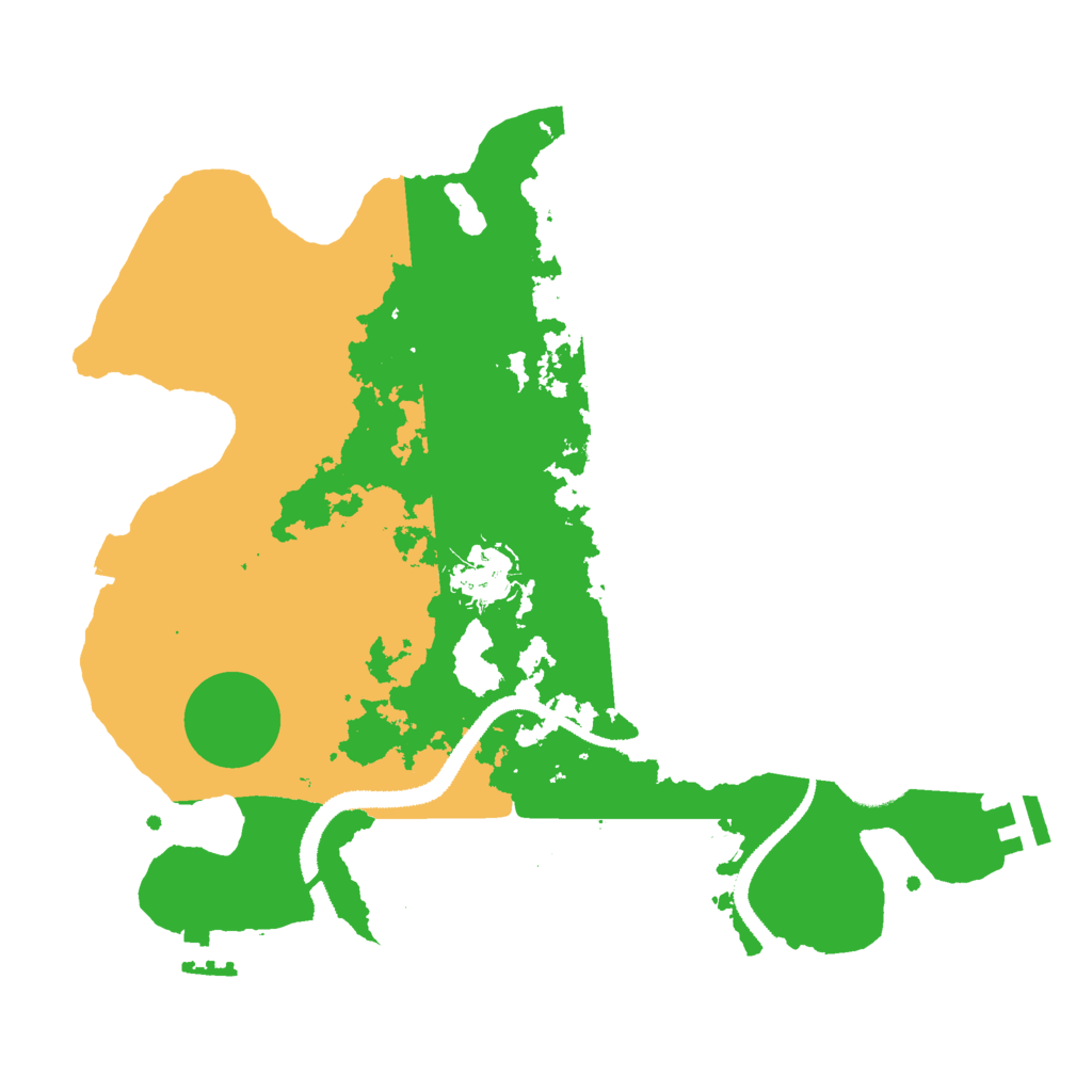 Biome Rust Map: Procedural Map, Size: 3000, Seed: 3251
