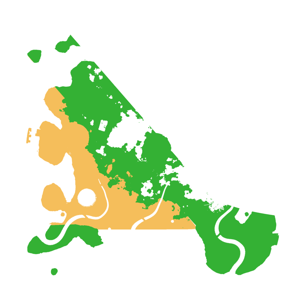 Biome Rust Map: Procedural Map, Size: 3000, Seed: 1242215674