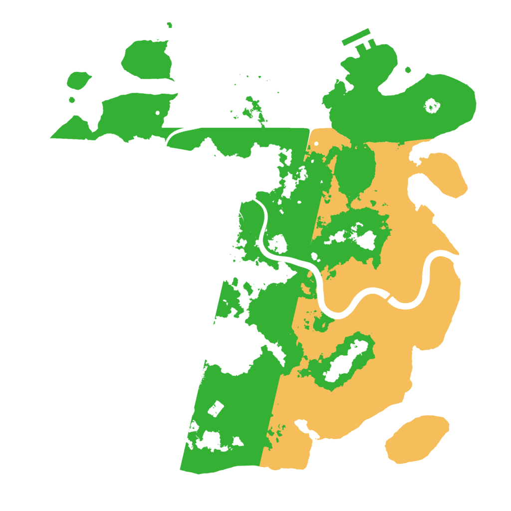 Biome Rust Map: Procedural Map, Size: 3500, Seed: 5678345