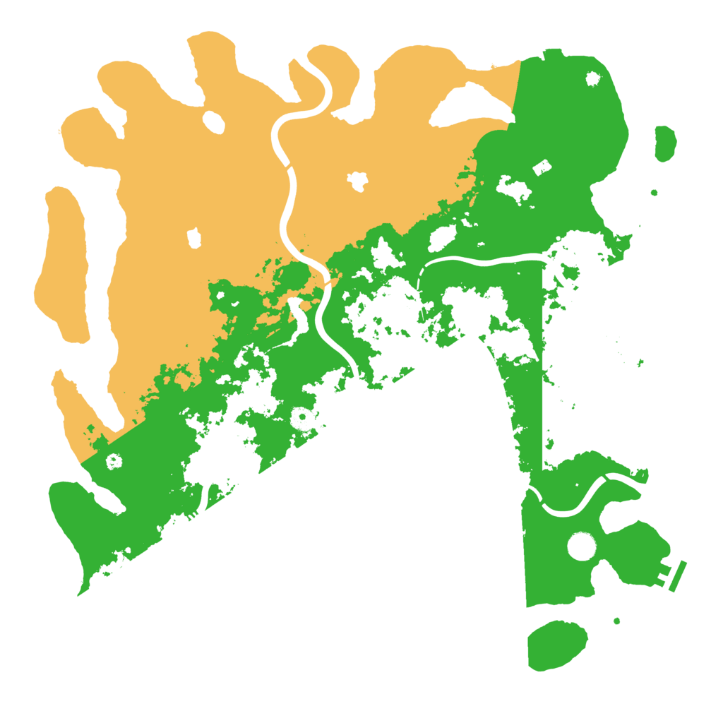 Biome Rust Map: Procedural Map, Size: 4500, Seed: 19402356
