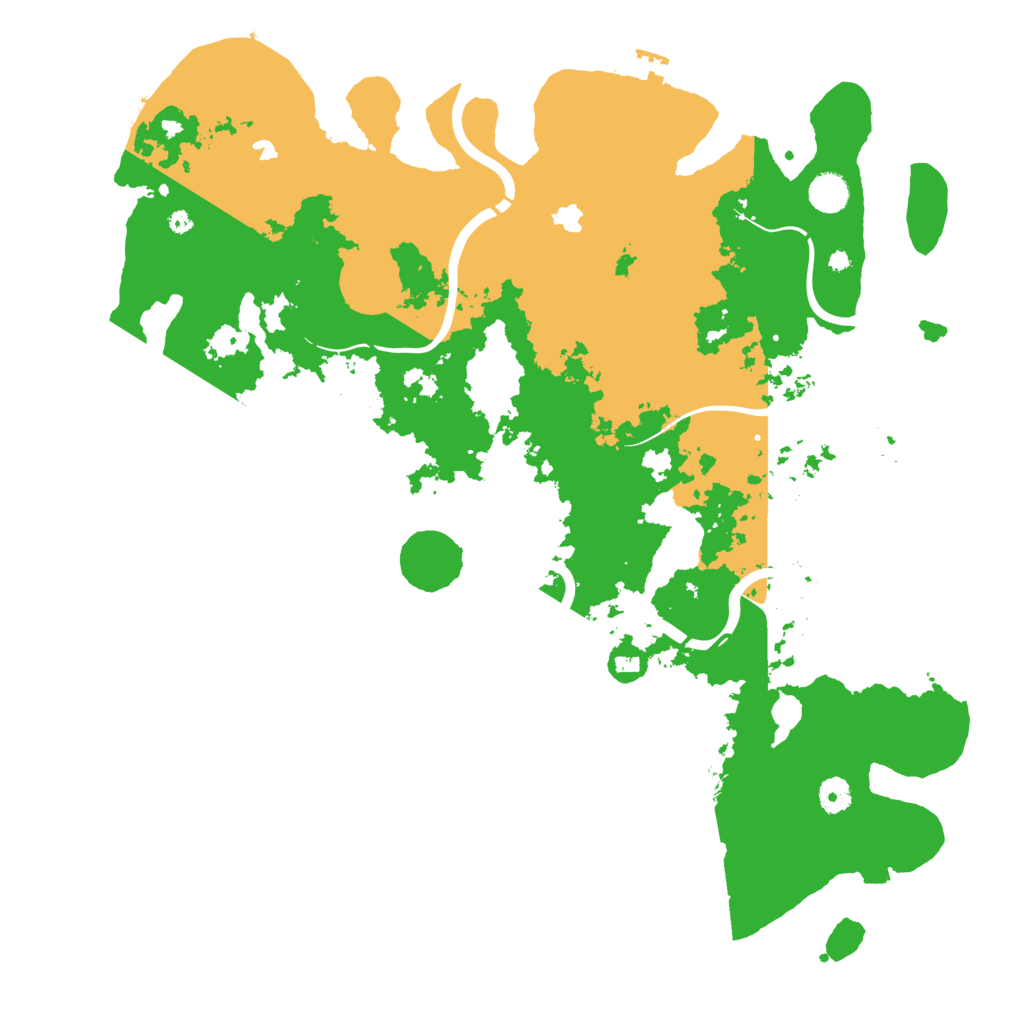 Biome Rust Map: Procedural Map, Size: 4500, Seed: 1378972171