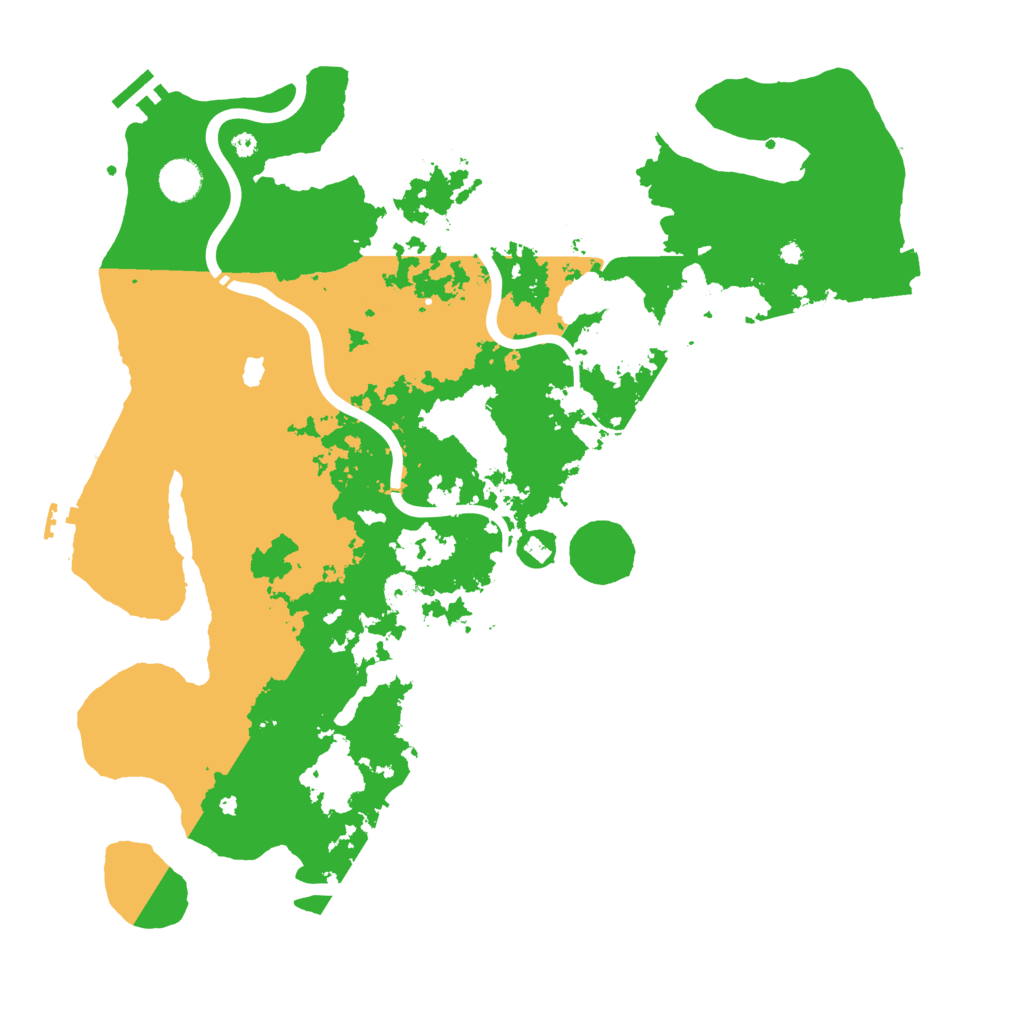 Biome Rust Map: Procedural Map, Size: 4250, Seed: 37945