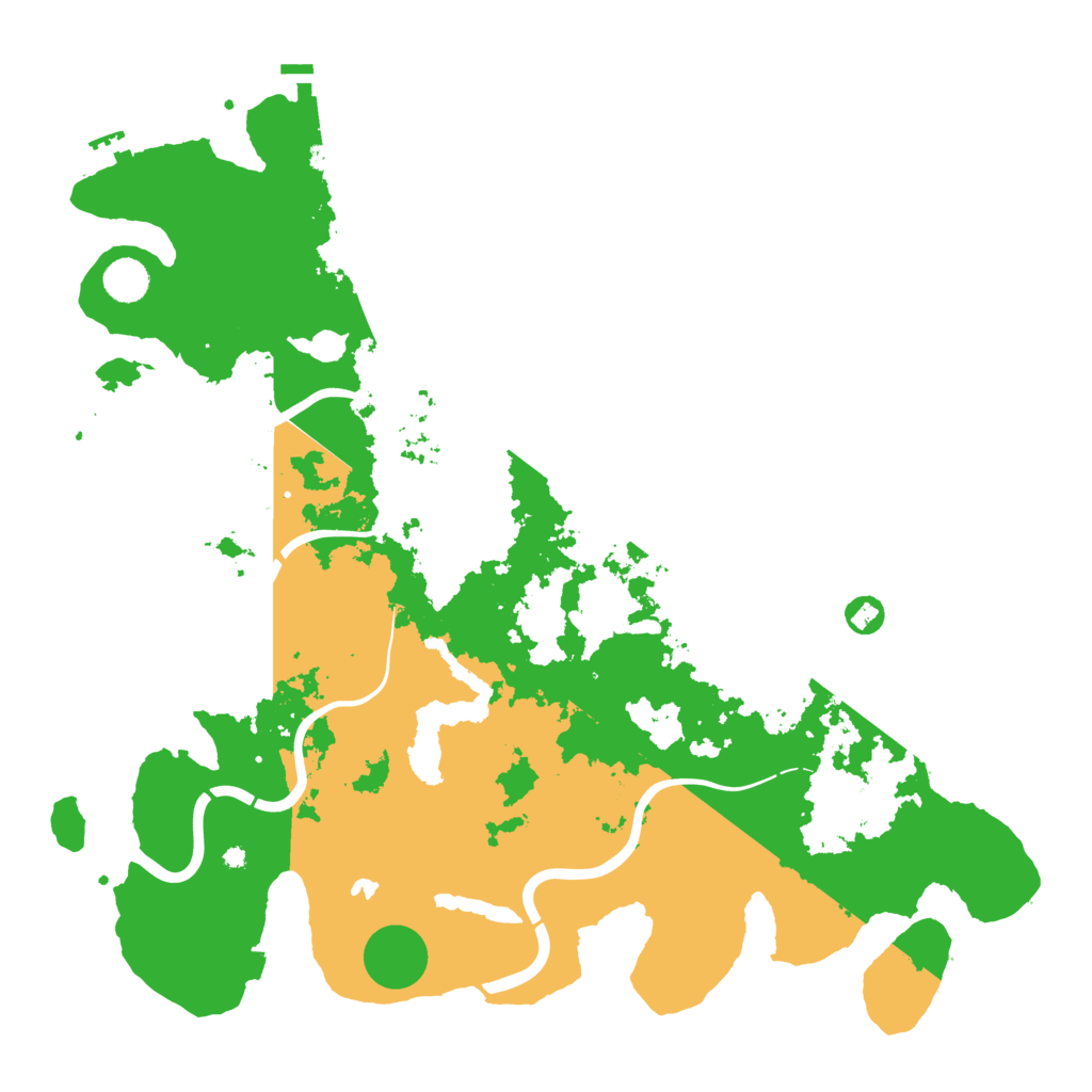 Biome Rust Map: Procedural Map, Size: 4500, Seed: 1145165517