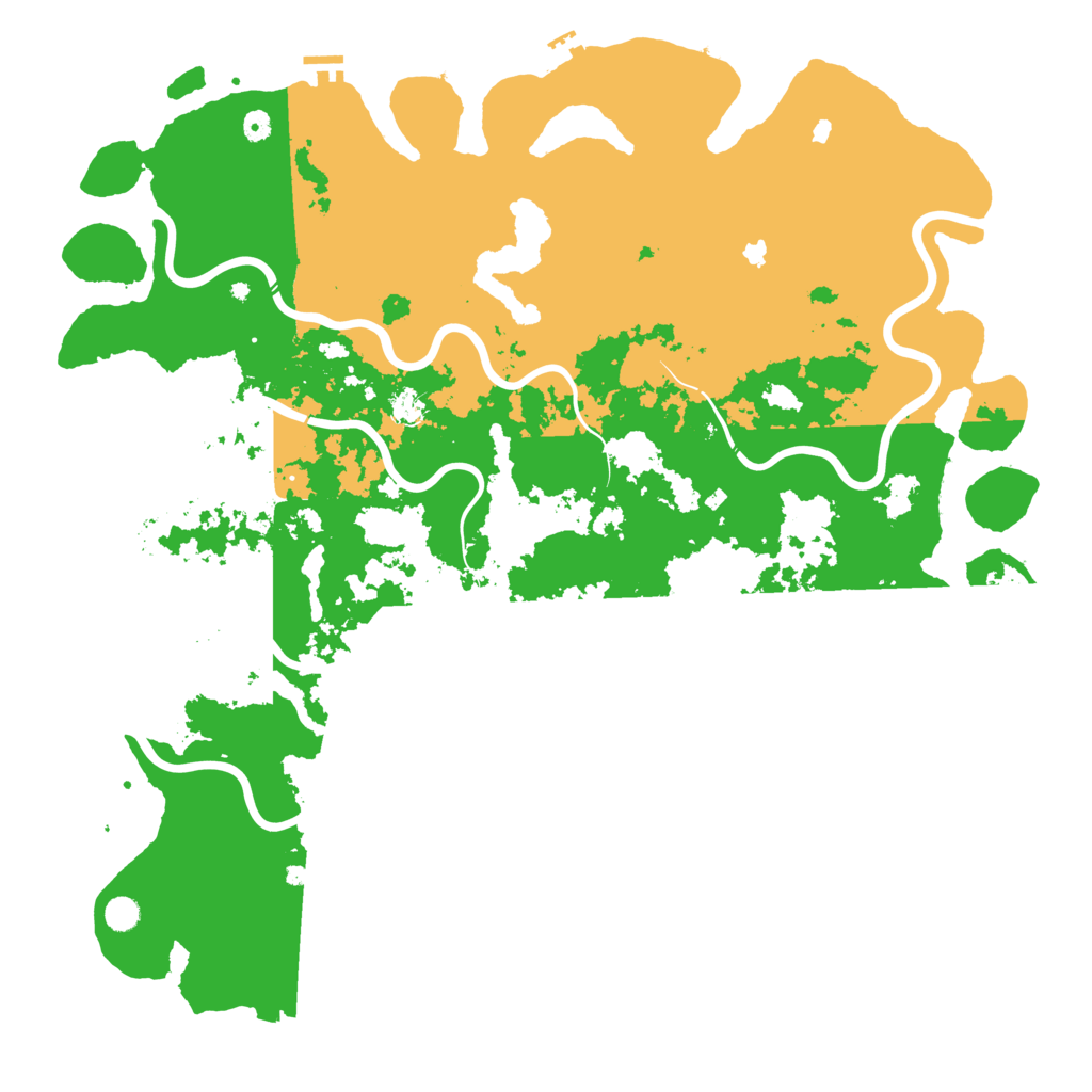 Biome Rust Map: Procedural Map, Size: 5500, Seed: 1173614310