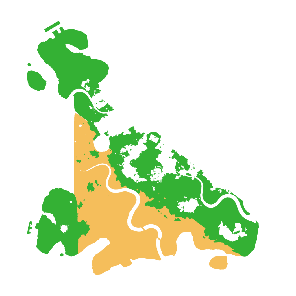 Biome Rust Map: Procedural Map, Size: 3500, Seed: 1044630528