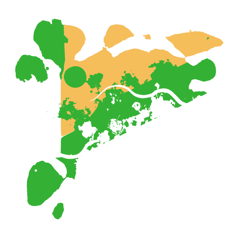 Biome Rust Map: Procedural Map, Size: 3000, Seed: 14706