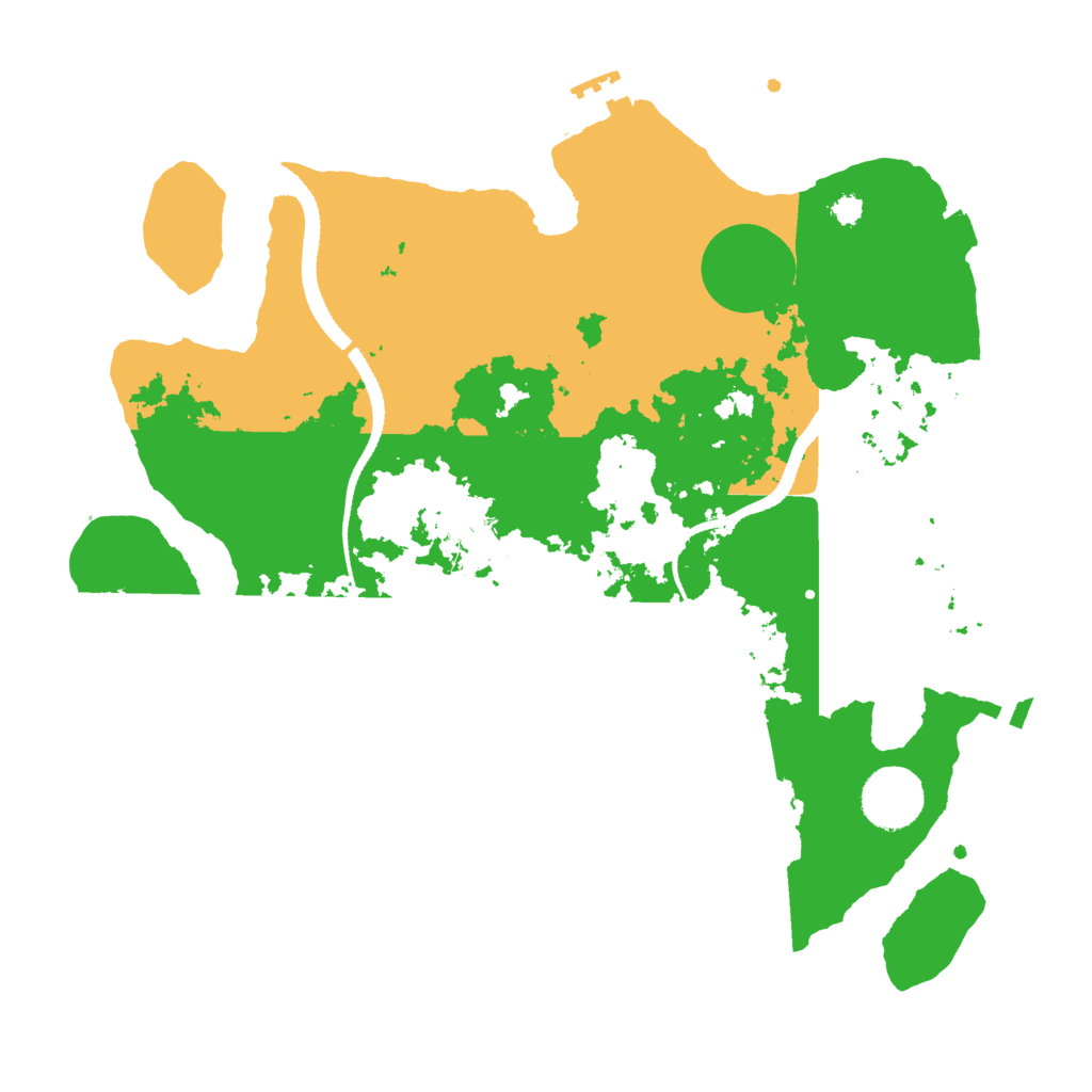 Biome Rust Map: Procedural Map, Size: 3250, Seed: 70617778