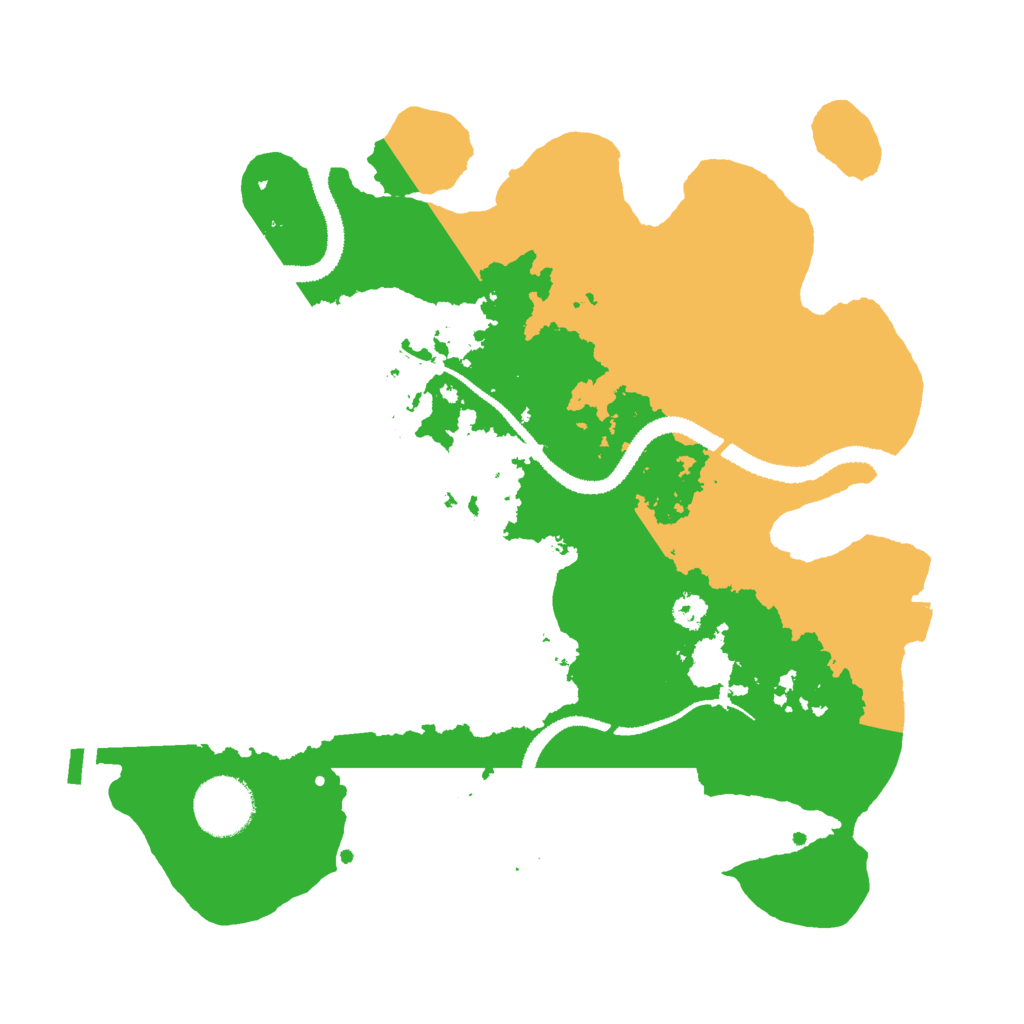 Biome Rust Map: Procedural Map, Size: 3000, Seed: 185760291