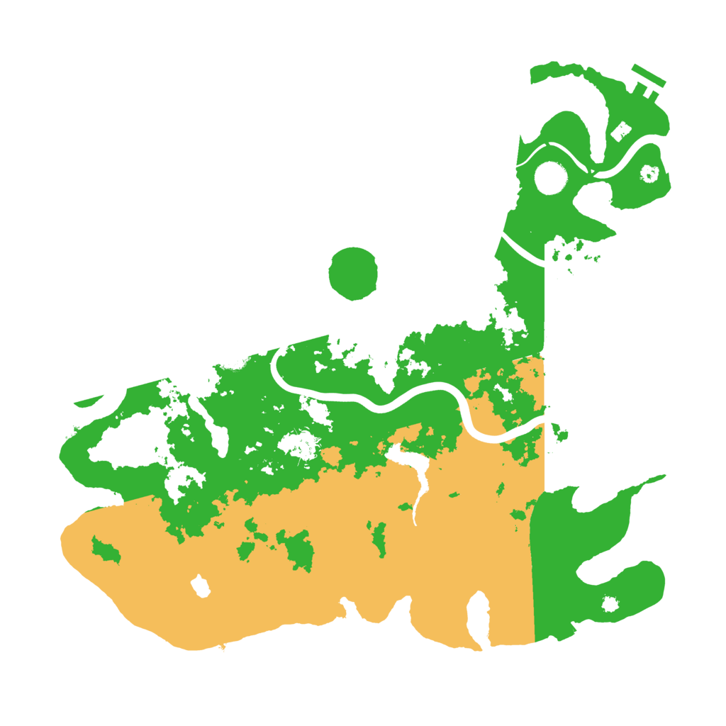 Biome Rust Map: Procedural Map, Size: 4000, Seed: 9543