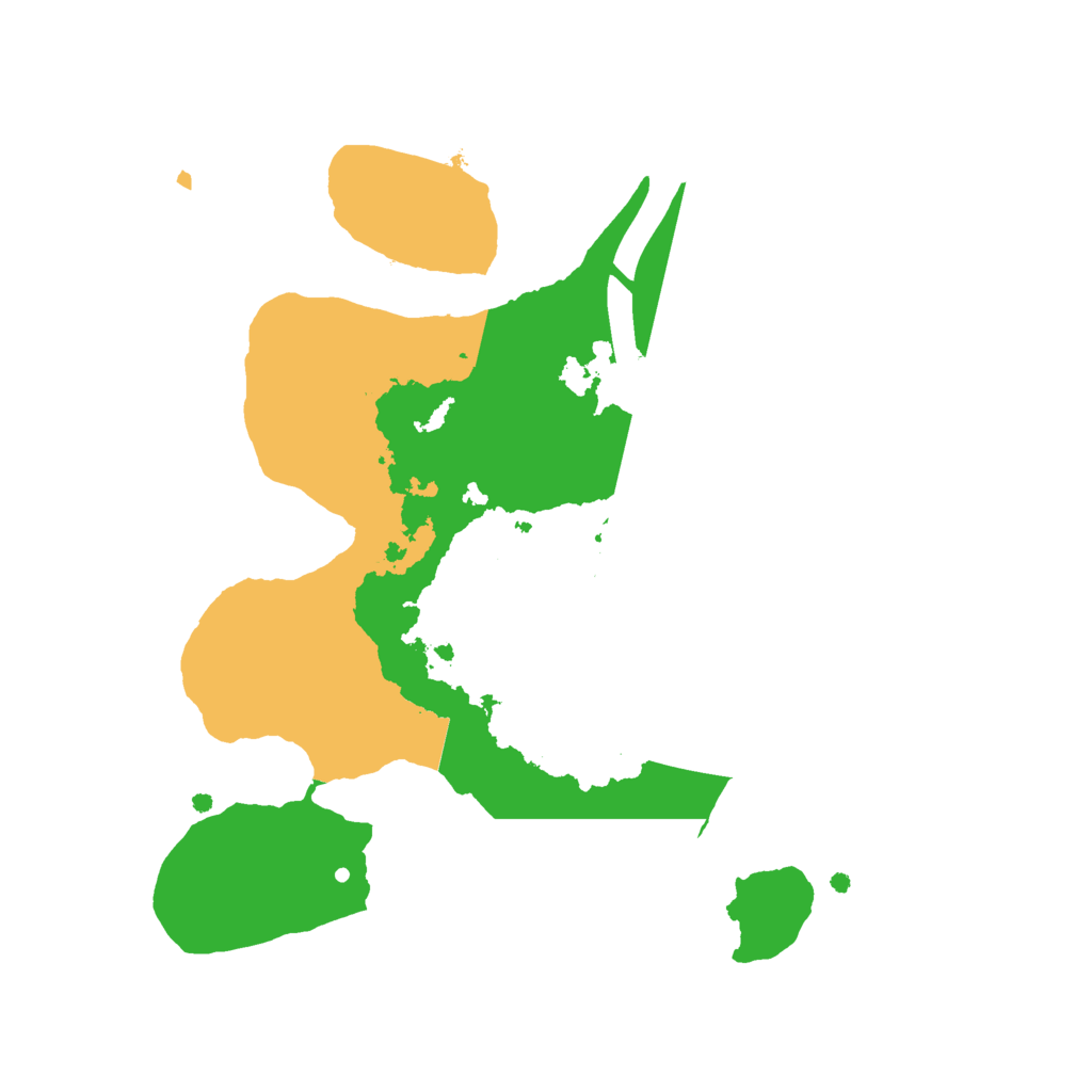 Biome Rust Map: Procedural Map, Size: 2200, Seed: 12347