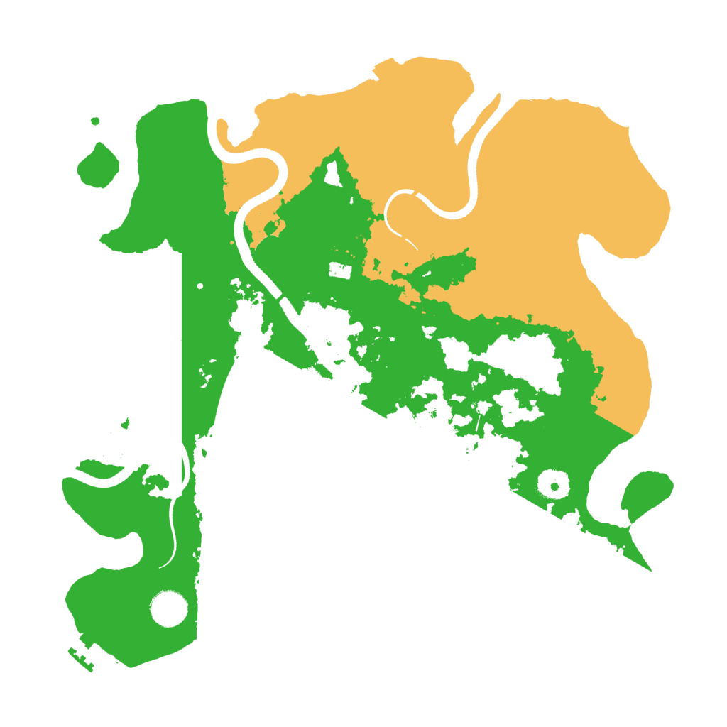 Biome Rust Map: Procedural Map, Size: 3500, Seed: 1900421612