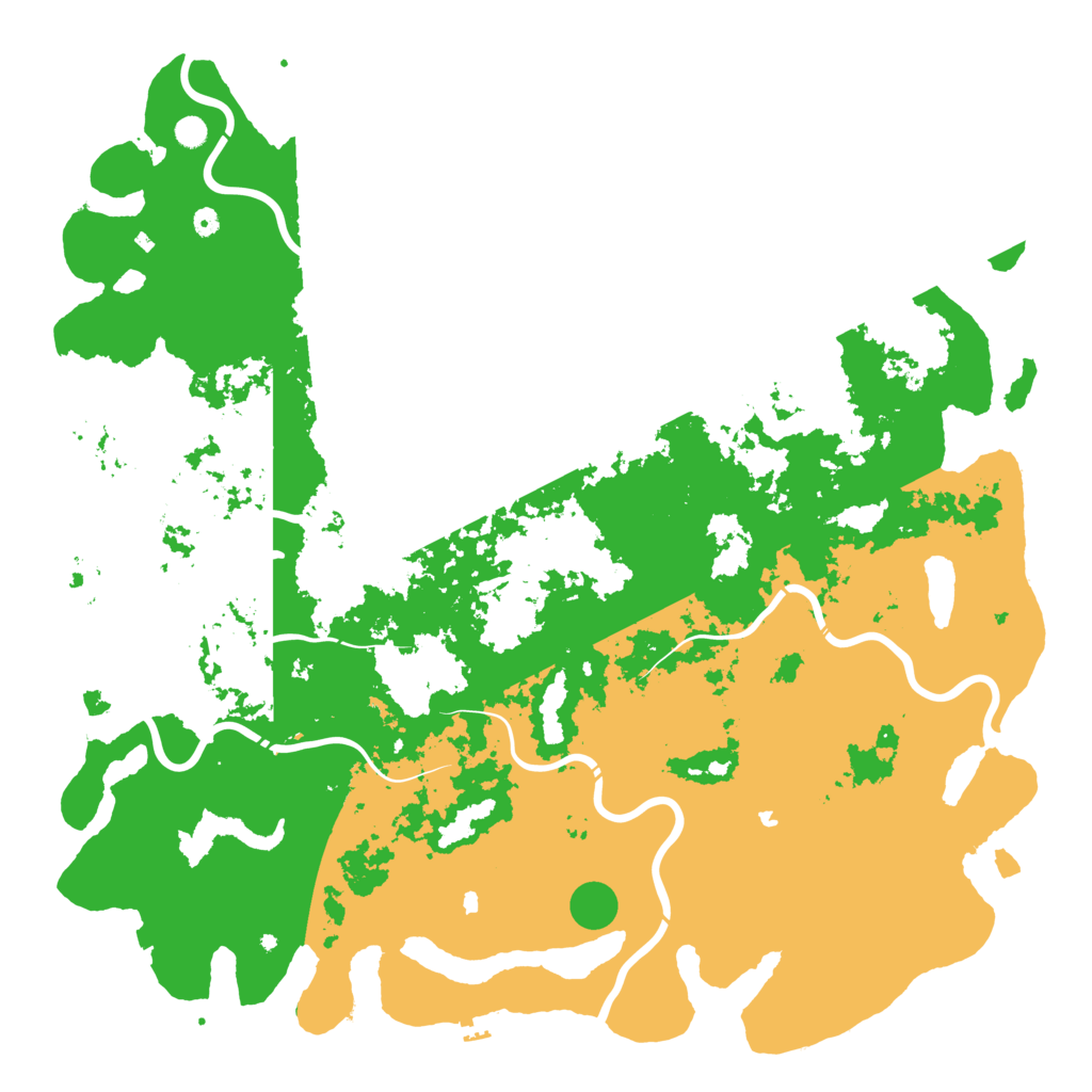 Biome Rust Map: Procedural Map, Size: 6000, Seed: 18564782
