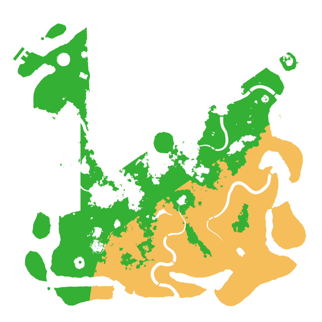 Biome Rust Map: Procedural Map, Size: 4300, Seed: 400458