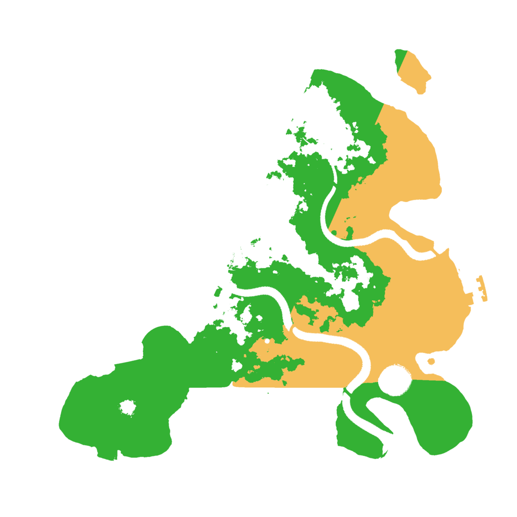 Biome Rust Map: Procedural Map, Size: 3000, Seed: 8021359