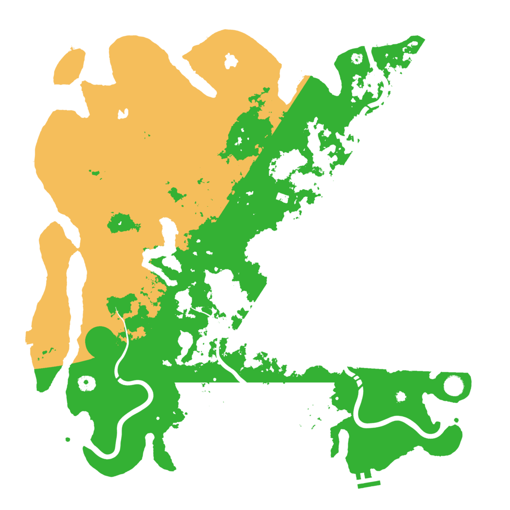 Biome Rust Map: Procedural Map, Size: 4500, Seed: 905421398