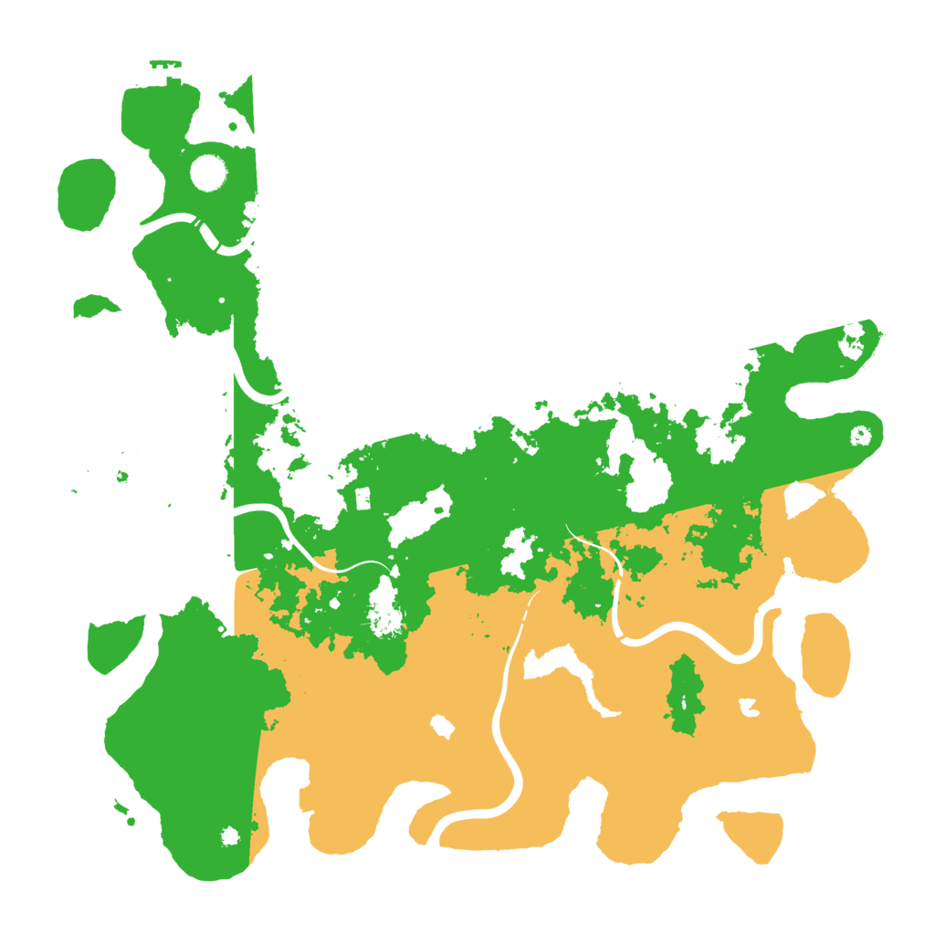 Biome Rust Map: Procedural Map, Size: 4510, Seed: 1