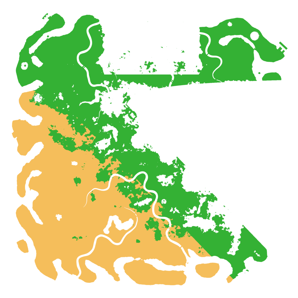 Biome Rust Map: Procedural Map, Size: 6000, Seed: 635142896