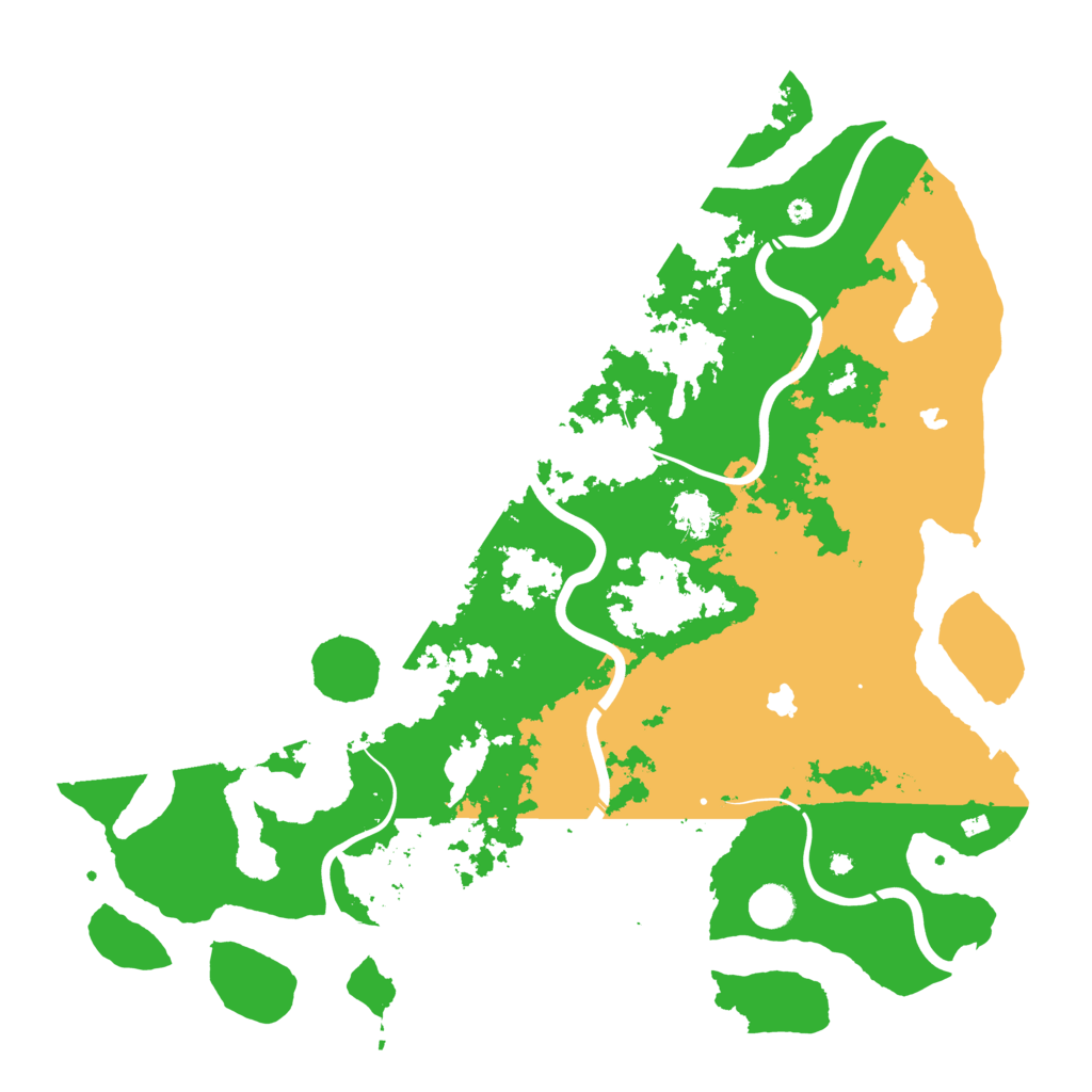 Biome Rust Map: Procedural Map, Size: 4500, Seed: 296672116