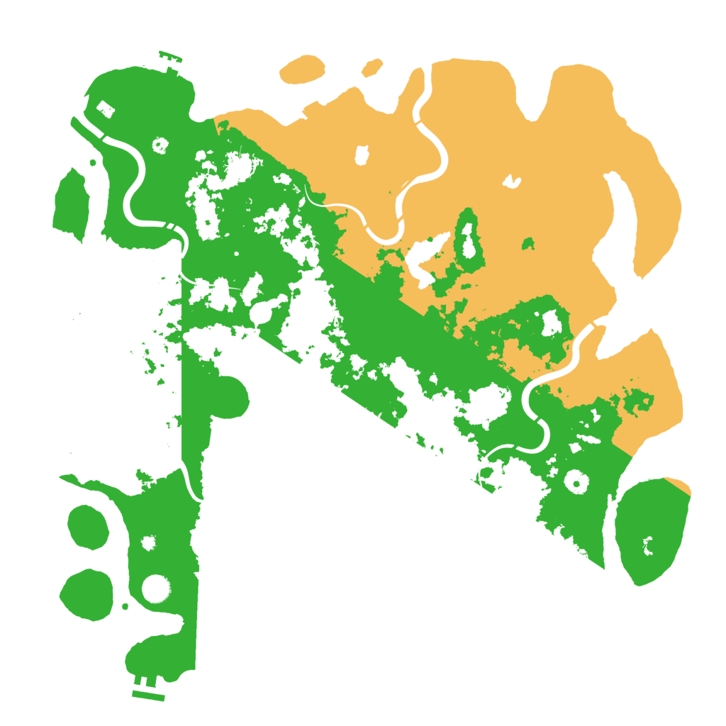 Biome Rust Map: Procedural Map, Size: 4500, Seed: 188424204