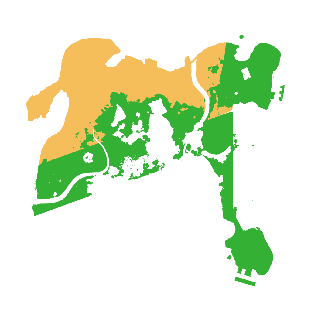 Biome Rust Map: Procedural Map, Size: 3000, Seed: 352348