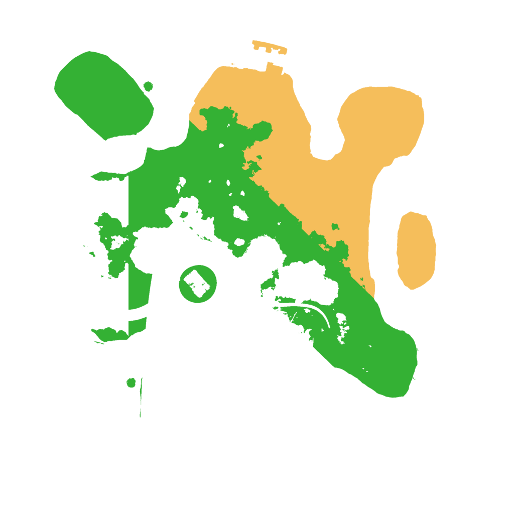 Biome Rust Map: Procedural Map, Size: 2200, Seed: 543625