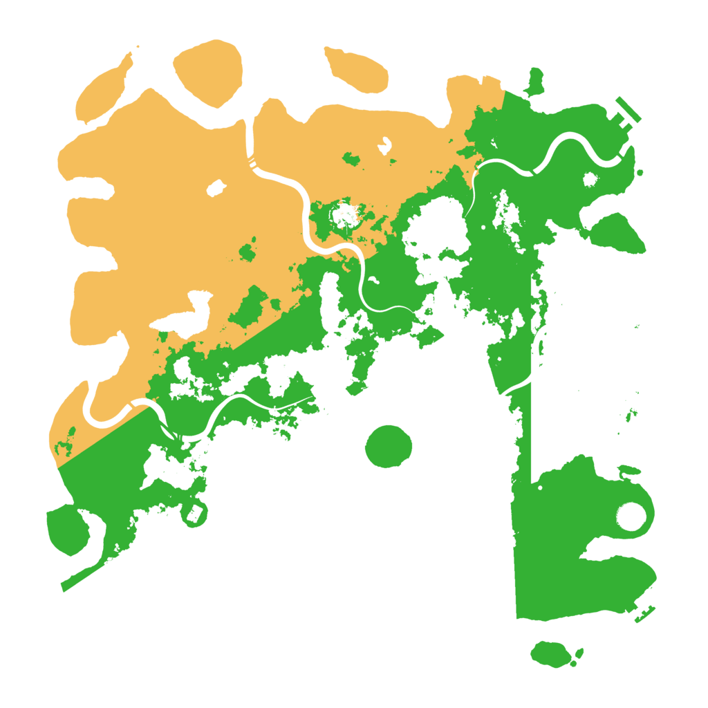 Biome Rust Map: Procedural Map, Size: 4500, Seed: 103063745