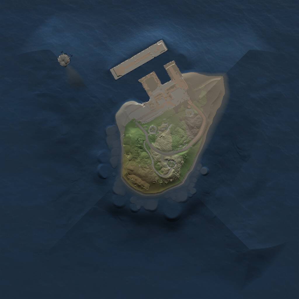 Rust Map: Procedural Map, Size: 1000, Seed: 560725798, 2 Monuments