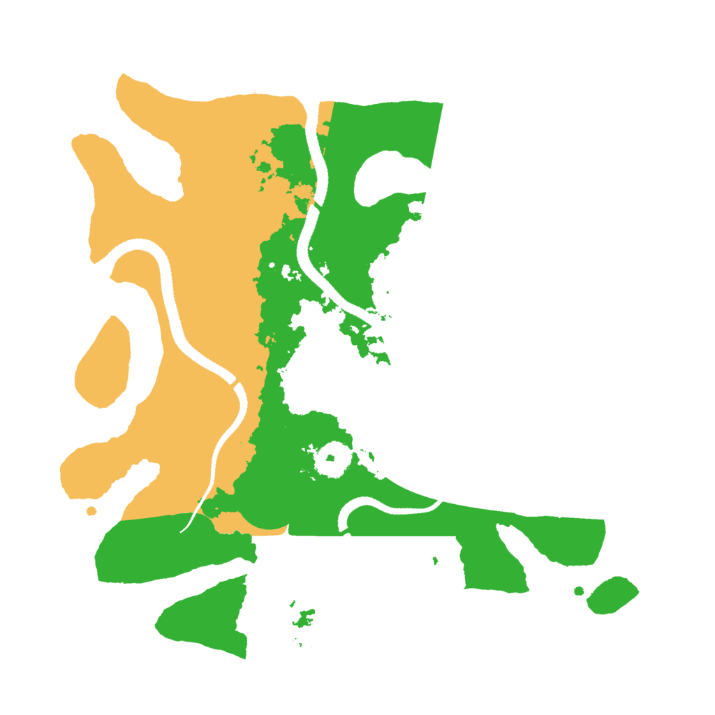 Biome Rust Map: Procedural Map, Size: 3000, Seed: 2034341401