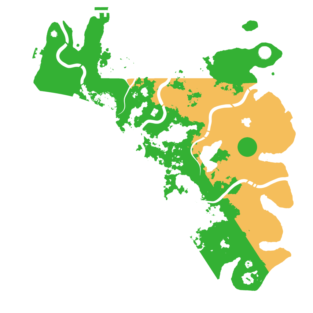 Biome Rust Map: Procedural Map, Size: 4250, Seed: 1564376269