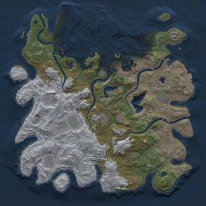 Thumbnail Rust Map: Procedural Map, Size: 4250, Seed: 1564376269, 16 Monuments