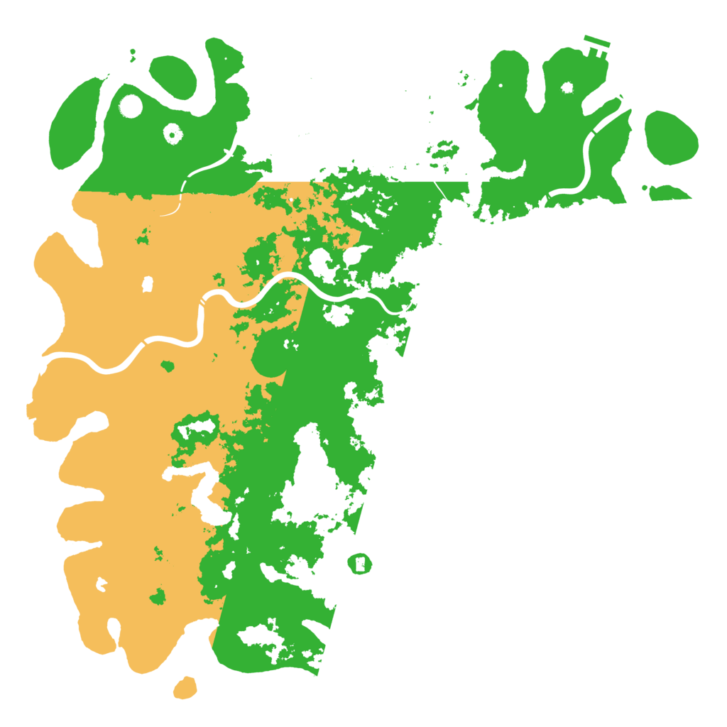 Biome Rust Map: Procedural Map, Size: 5500, Seed: 583219222