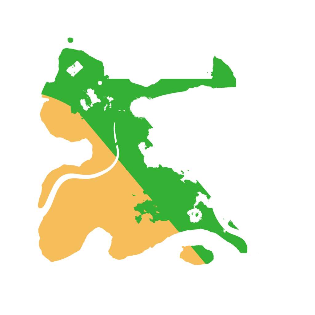 Biome Rust Map: Procedural Map, Size: 2250, Seed: 20232025