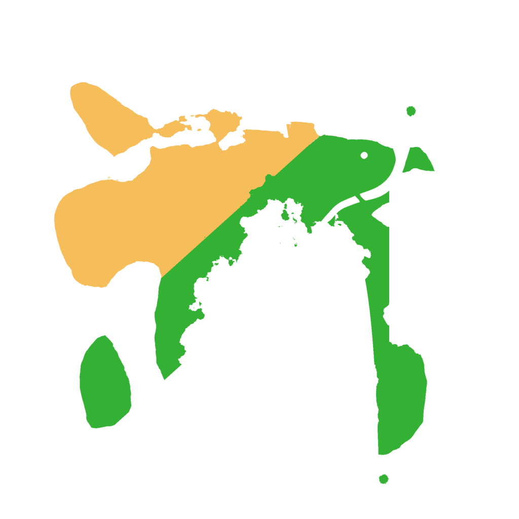 Biome Rust Map: Procedural Map, Size: 2200, Seed: 116985889