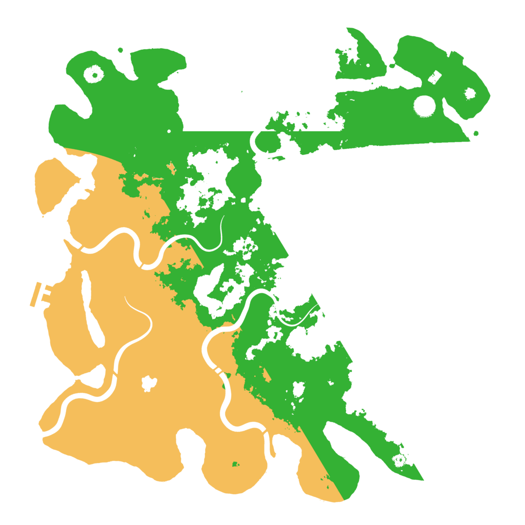 Biome Rust Map: Procedural Map, Size: 4250, Seed: 1461991364