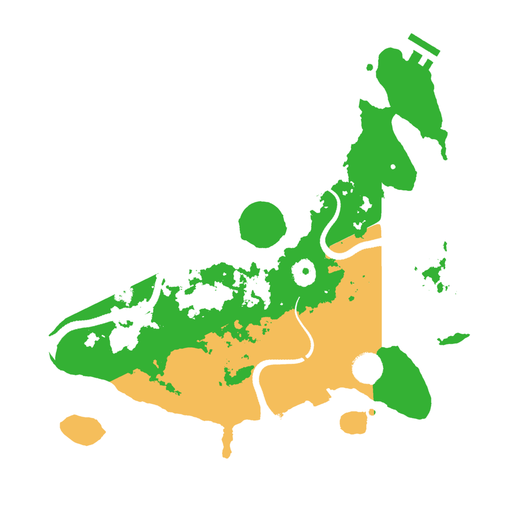 Biome Rust Map: Procedural Map, Size: 3000, Seed: 3971856