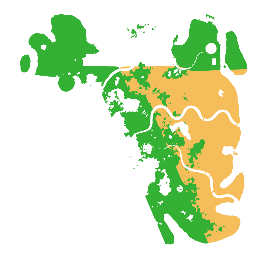 Biome Rust Map: Procedural Map, Size: 4250, Seed: 2147483111