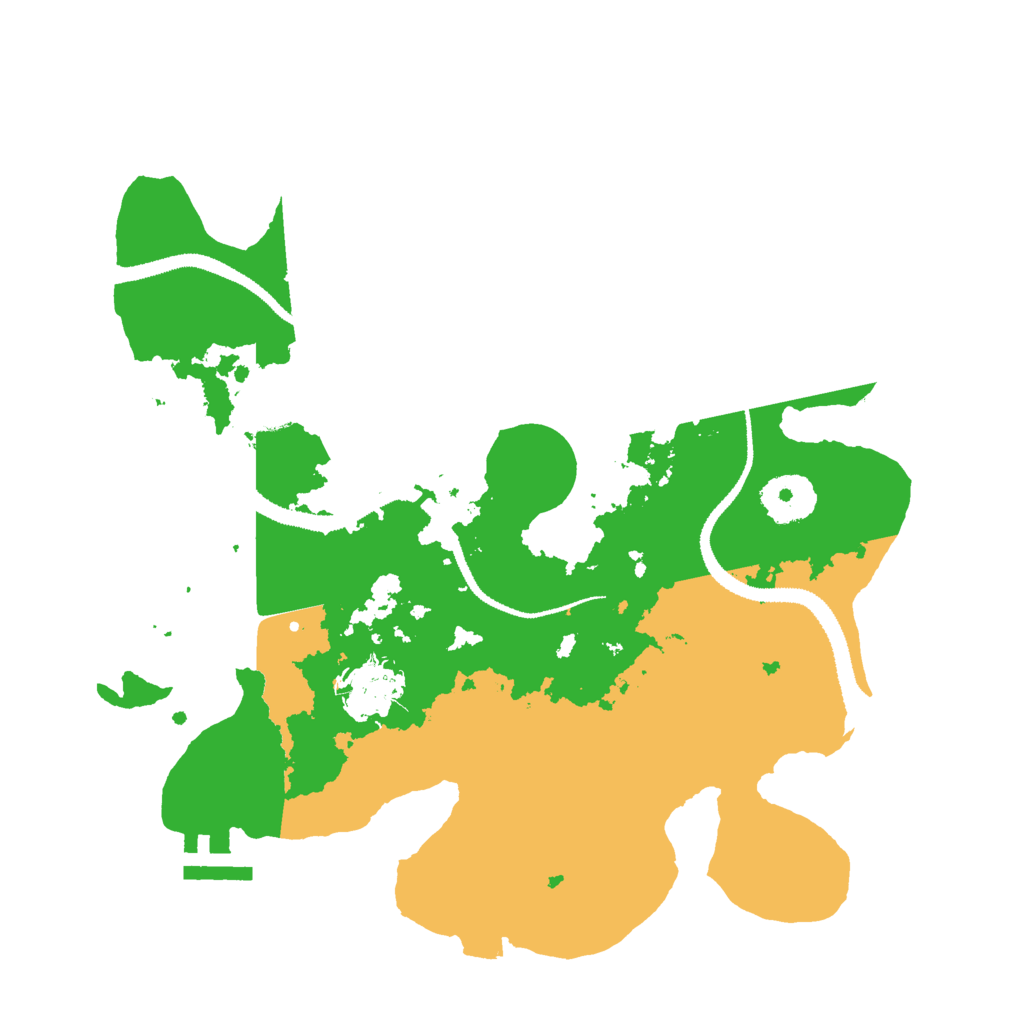 Biome Rust Map: Procedural Map, Size: 3000, Seed: 536754233