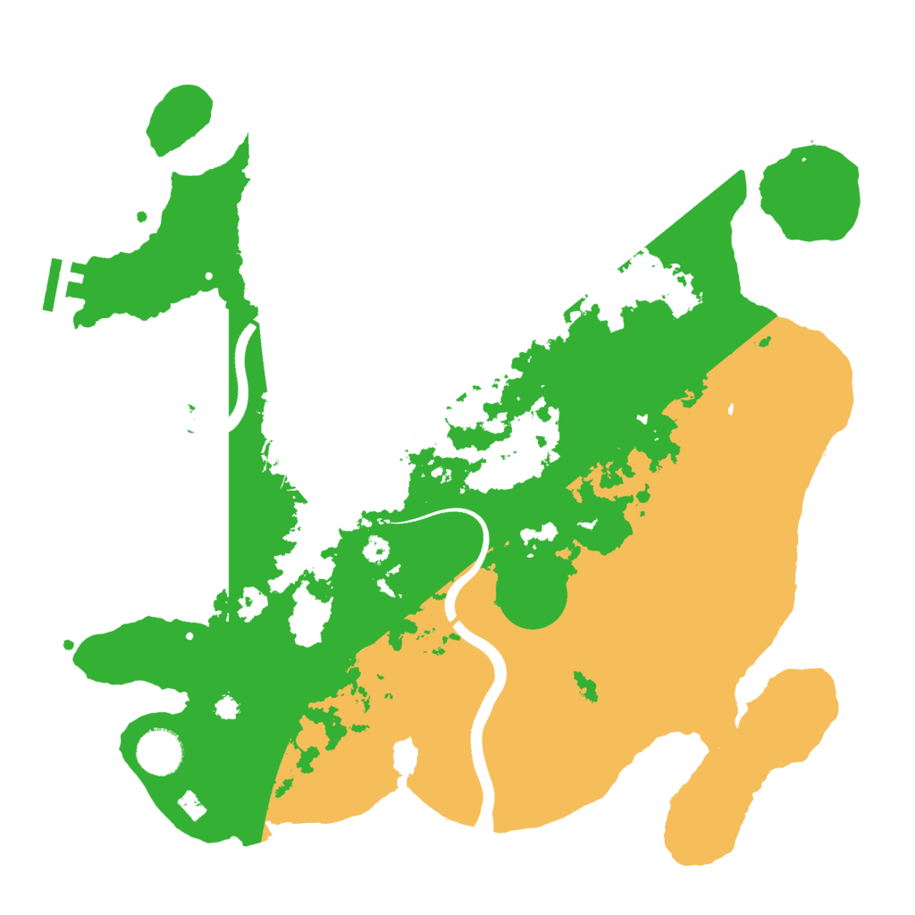 Biome Rust Map: Procedural Map, Size: 3500, Seed: 8676683