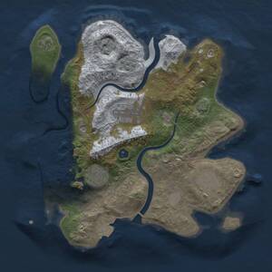 Thumbnail Rust Map: Procedural Map, Size: 2700, Seed: 1763640095, 8 Monuments