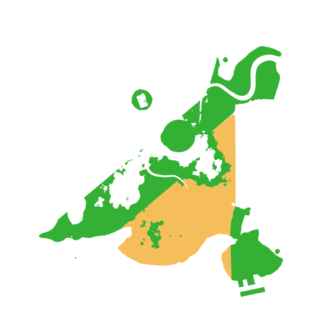 Biome Rust Map: Procedural Map, Size: 2555, Seed: 55555