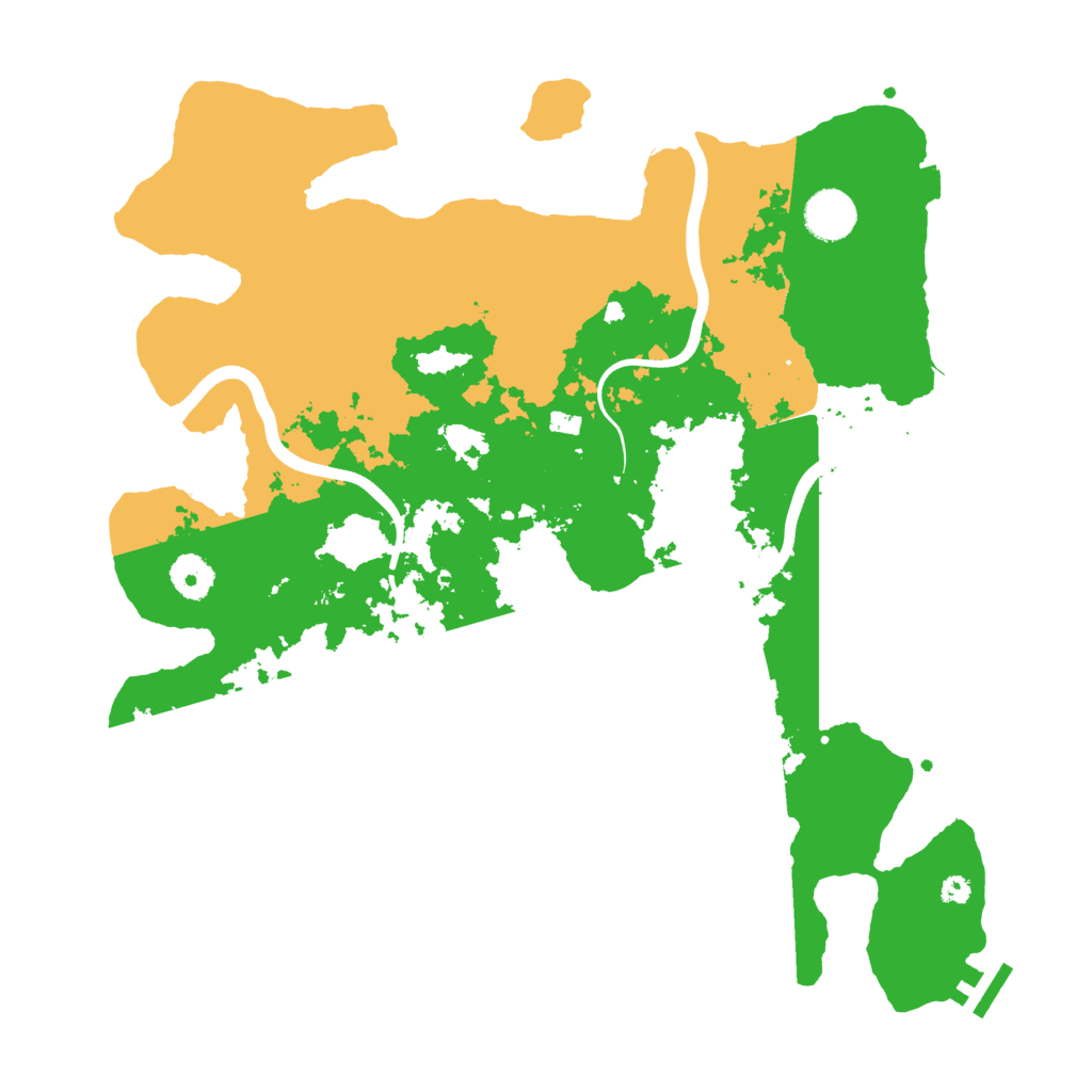Biome Rust Map: Procedural Map, Size: 3750, Seed: 897077477